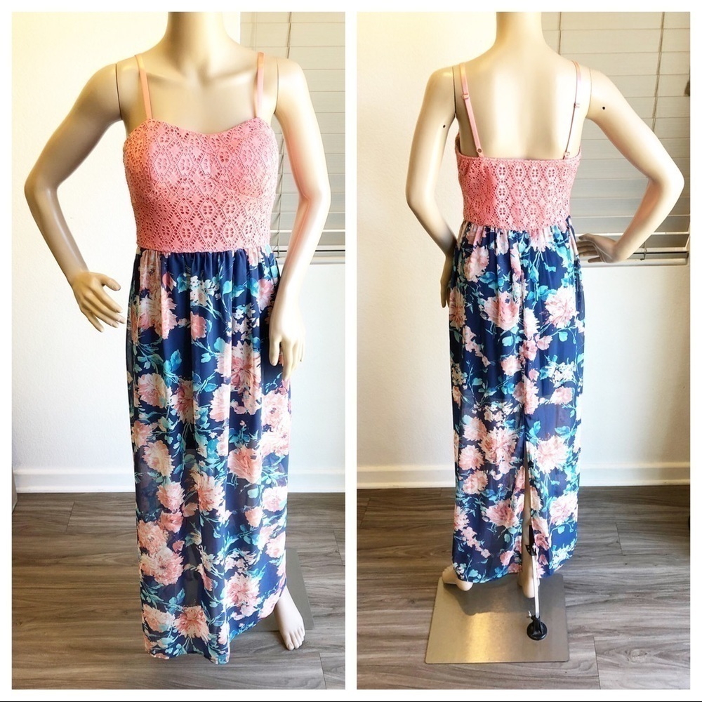 Lily Rose floral maxi dress